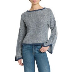 NATION LTD WILLOW PULLOVER SWEATER GREENWICH NAVY STRIPE