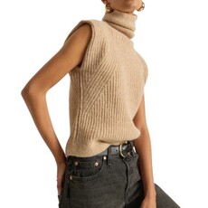 NATION LTD ISHA TURTLENECK TANK SHINY MOONBEAM