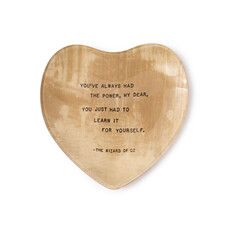 Sugarboo You've Always Had The Power Small Heart Decoupage Plate