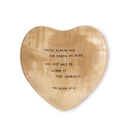 Sugarboo You've Always Had The Power Small Heart Decoupage Plate
