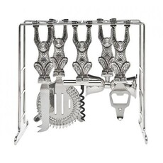GODINGER Monkey Bar Bartool Set, 6 Pc