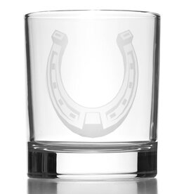 GODINGER Western Horseshoe Double Old-Fashioned S/2