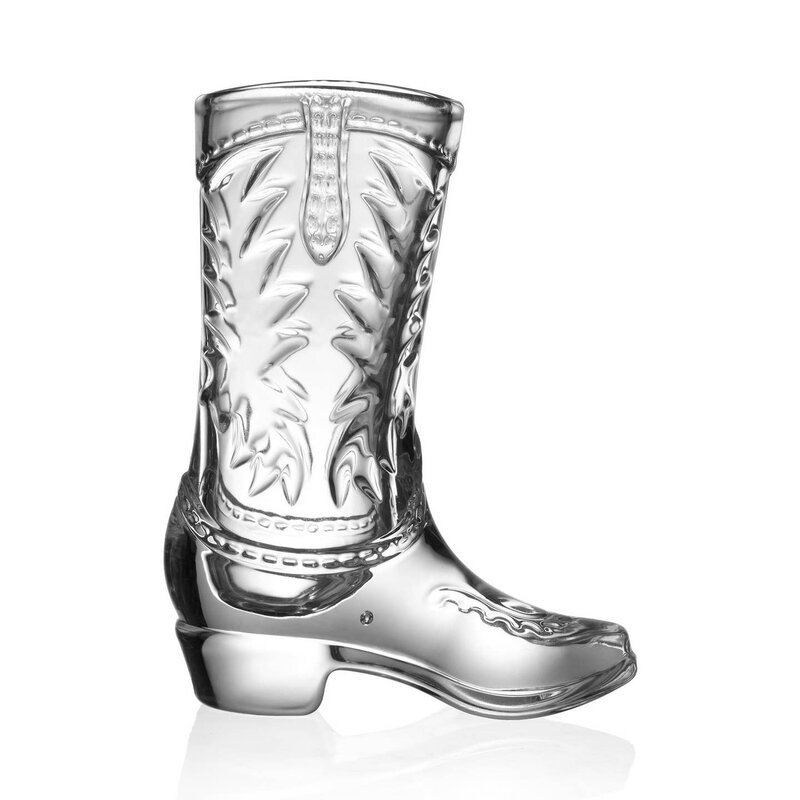 GODINGER Clear Cowboy Boot Shooter - "Texas - sized" S/4