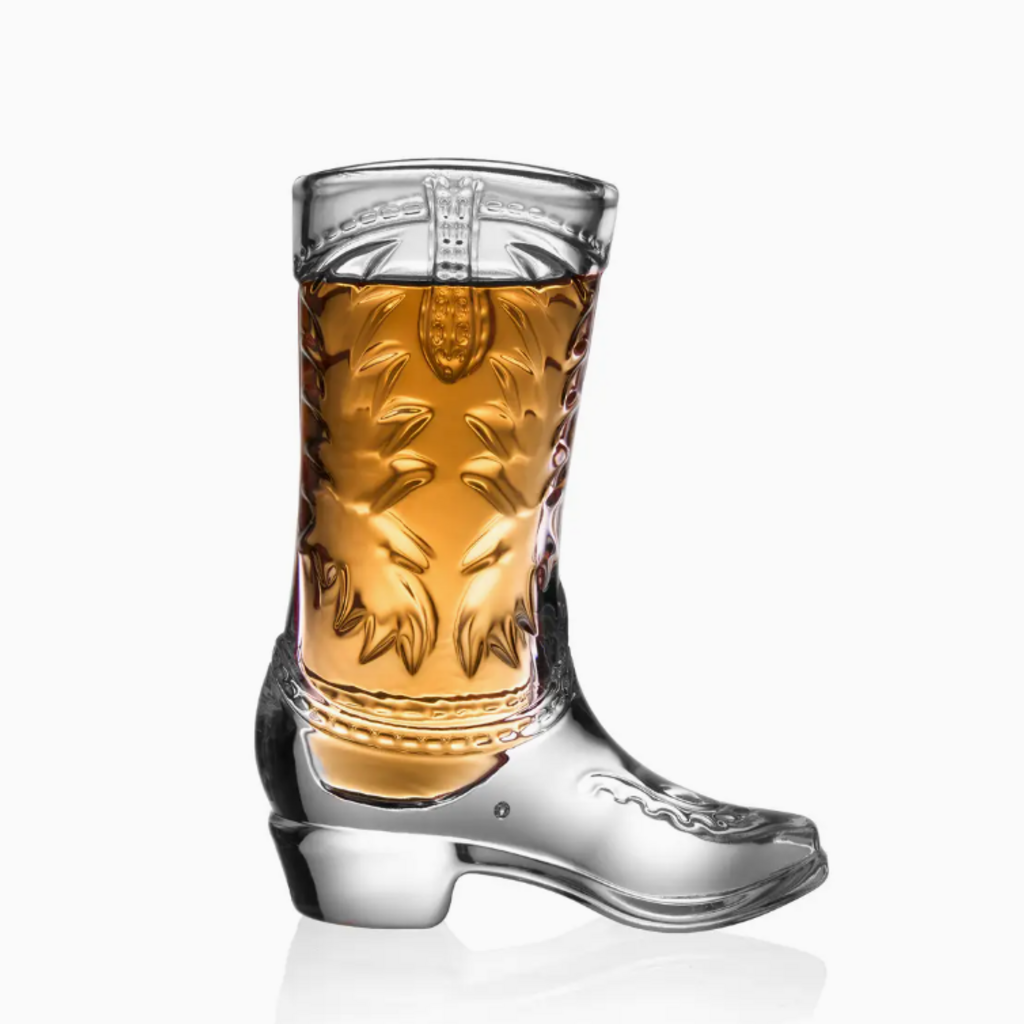 GODINGER Clear Cowboy Boot Shooter - "Texas - sized" S/4