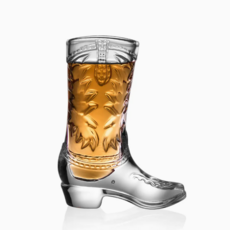 GODINGER Clear Cowboy Boot Shooter - "Texas - sized" S/4