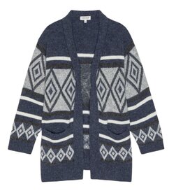 NATION LTD FRANKLYN FAIR ISLE CARDIGAN CHESAPEAKE FAIR ISLE