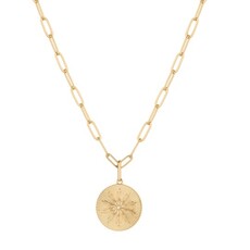 Thatch SUNDIAL COIN CHARM + FINN CHARM NECKLACE