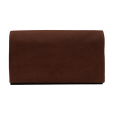 ELOISE LEATHER WALLET DARK BROWN