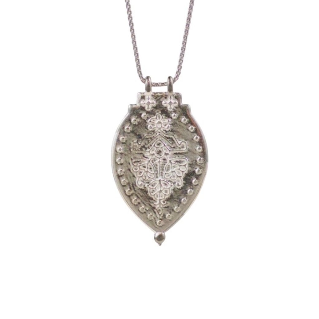 Lulu Laxmi Sterling Silver Shield Necklace