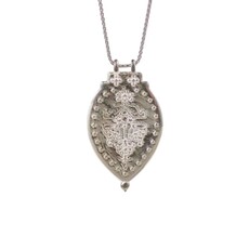 Lulu Laxmi Sterling Silver Shield Necklace