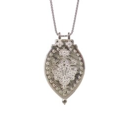 Lulu Laxmi Sterling Silver Shield Necklace