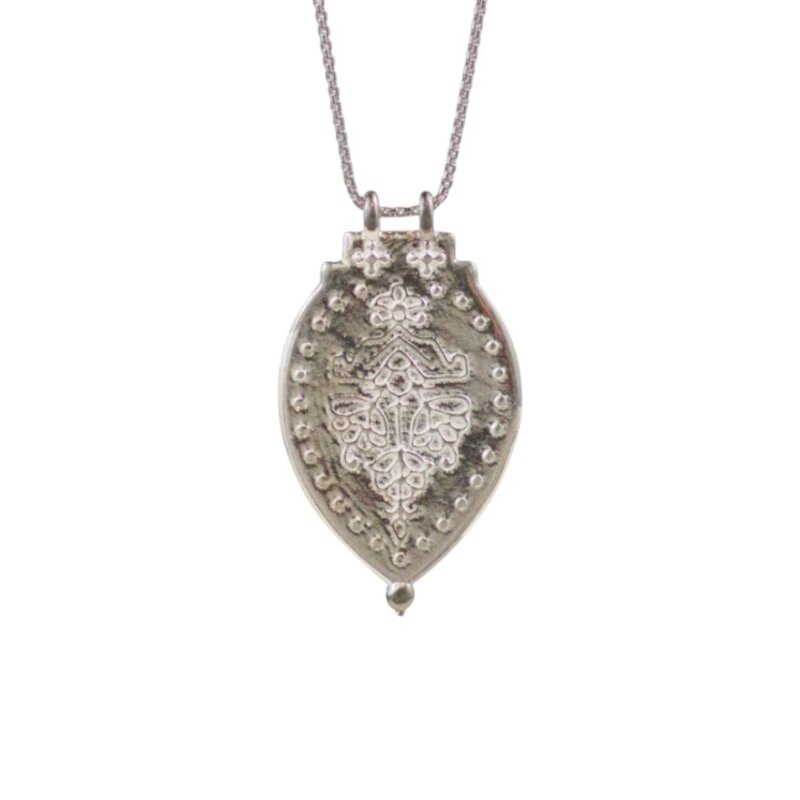 Lulu Laxmi Sterling Silver Shield Necklace