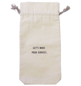 Sugarboo Let's Make Pour Choices Wine Bag
