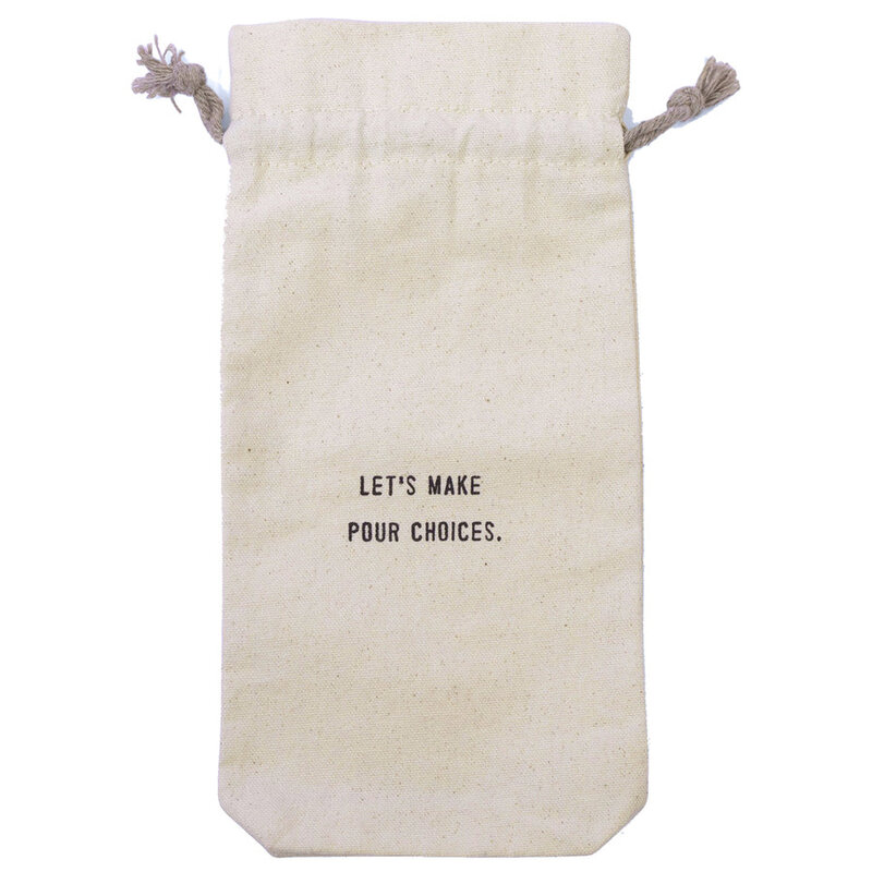 Sugarboo Let's Make Pour Choices Wine Bag