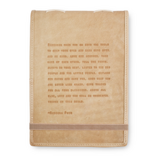 Sugarboo Large Remember When (Rebecca Puig) Leather Journal - Honey