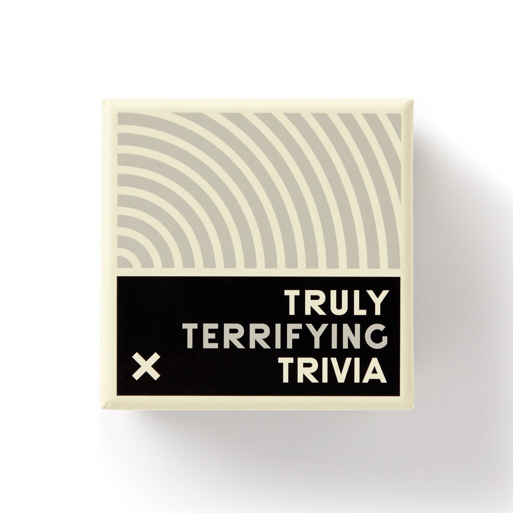 CHRONICLE BOOKS Brass Monkey Truly Terrifying Trivia