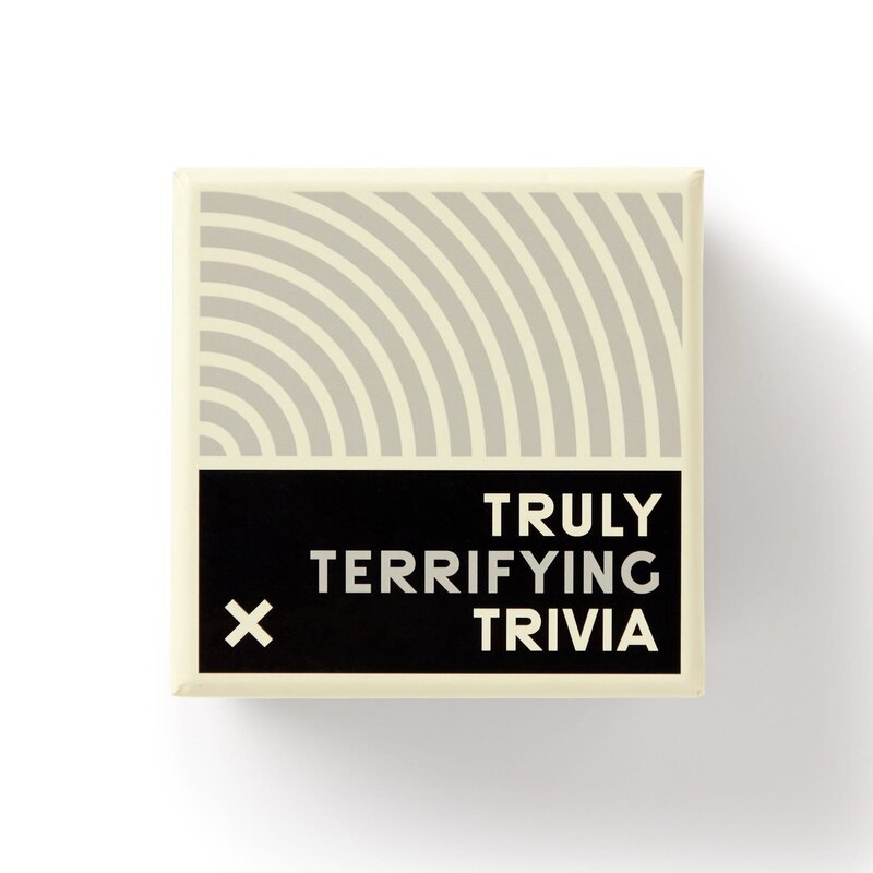 CHRONICLE BOOKS Brass Monkey Truly Terrifying Trivia