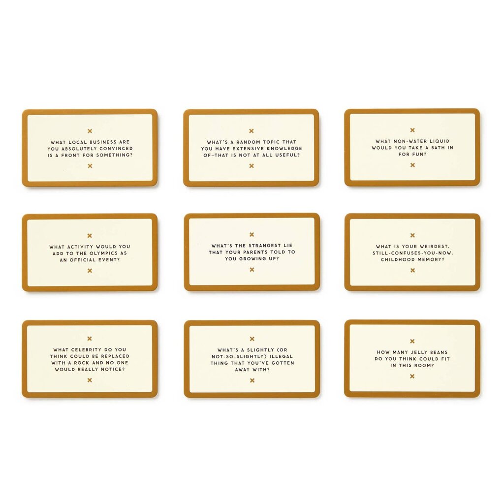 CHRONICLE BOOKS Brass Monkey It's In The Cards Playing Card Game Set