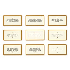 CHRONICLE BOOKS Brass Monkey It's In The Cards Playing Card Game Set