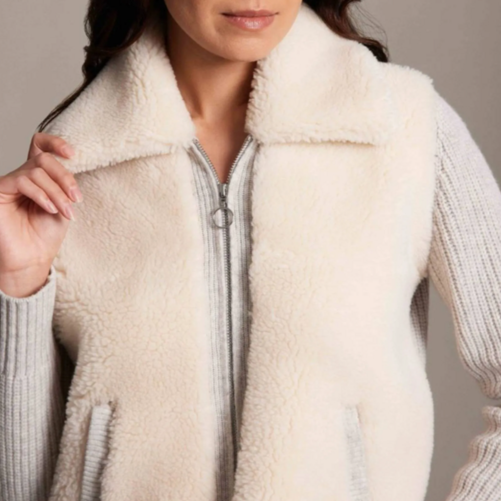 100% MERINO MOXIE SHERPA SHAKER FULL ZIP VAPOR