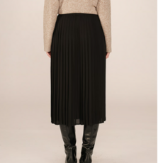 GRACE & MILA PLISSE SKIRT NOIR