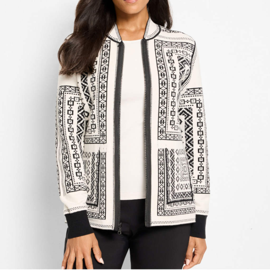 NORDIC NIGHTS REVERSIBLE JACKET BLACK MULTI