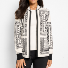 NORDIC NIGHTS REVERSIBLE JACKET BLACK MULTI