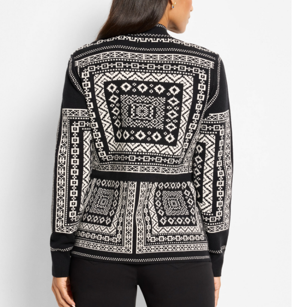 NORDIC NIGHTS REVERSIBLE JACKET BLACK MULTI