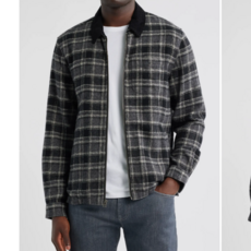 RAILS FOR HIM JAQUE SHIRT JACKET MOUNTAIN STORM