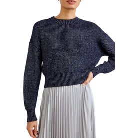 FITTED WAIST SWEATER MOONLIGHT SHIMMER