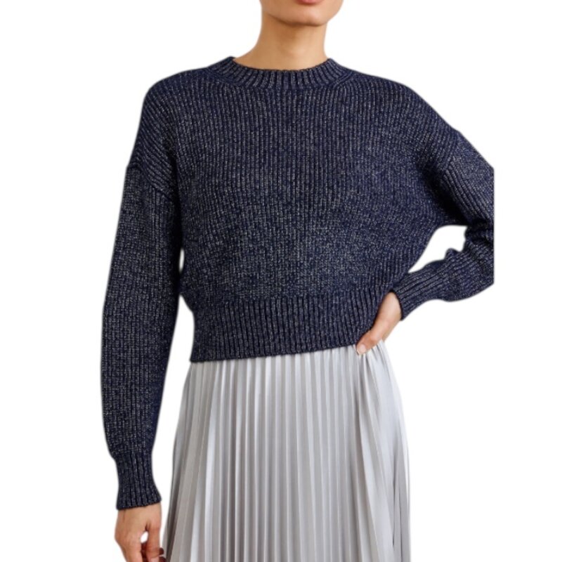 FITTED WAIST SWEATER MOONLIGHT SHIMMER