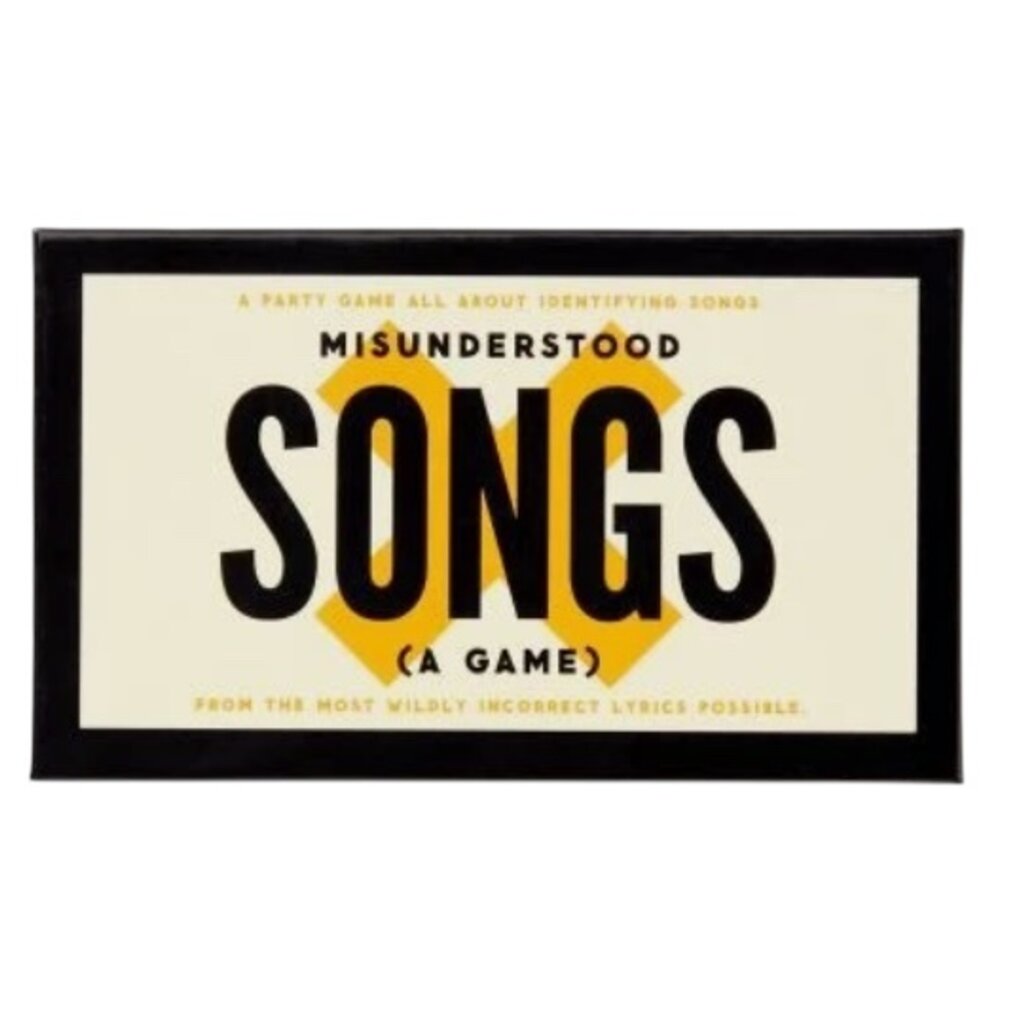 CHRONICLE BOOKS Brass Monkey Misunderstood Songs Game