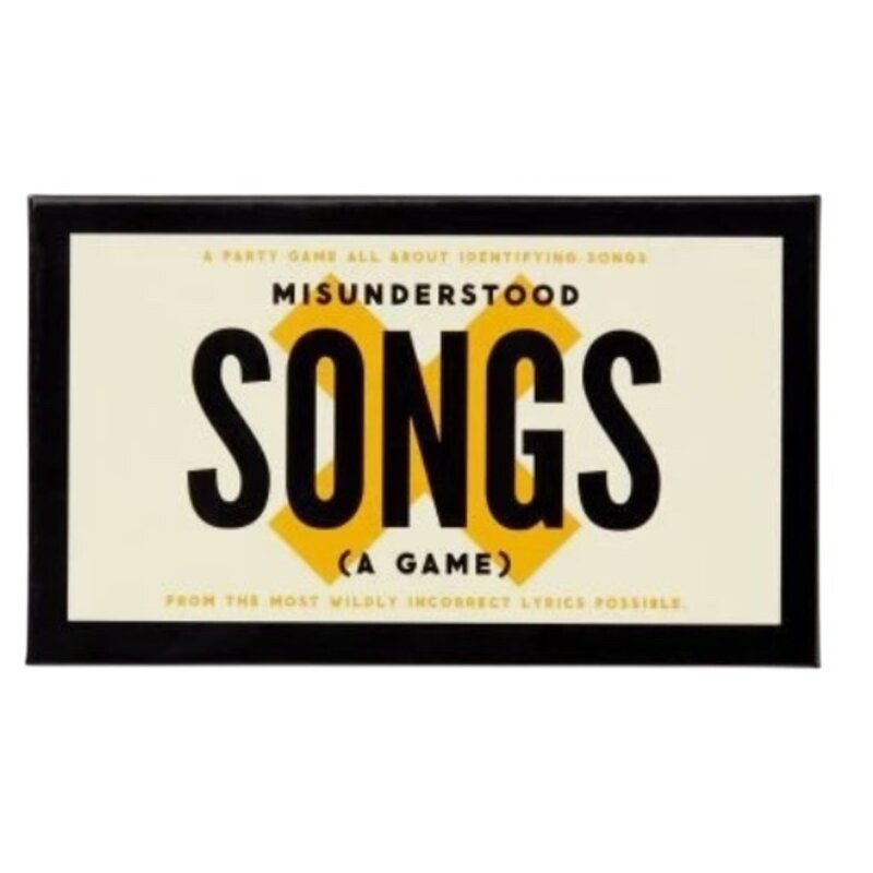 CHRONICLE BOOKS Brass Monkey Misunderstood Songs Game