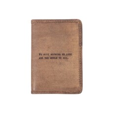 Sugarboo We Have Nothing to Lose Leather Passport Cover 4"x6"
