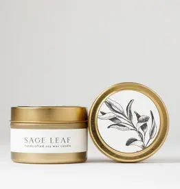 NECTAR REPUBLIC Sage Leaf : Tin Soy Candle