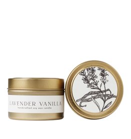 NECTAR REPUBLIC Lavender Vanilla : Tin Soy Candle