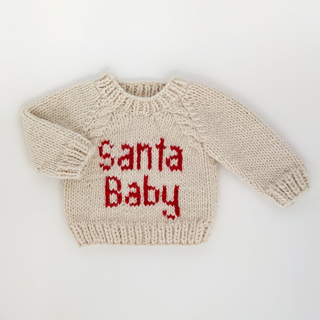 Huggalugs Santa Baby Crew Neck Sweater