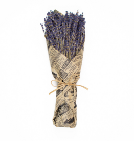 MILLS FLORAL COMPANY French Lavender Wrapped In Tissue - Vintage
