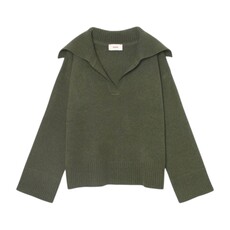 XIRENA MATTIA SWEATER MYRTLE GREEN