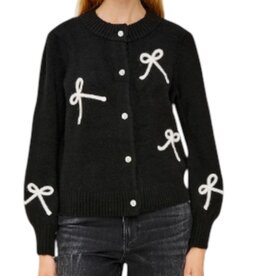 Rails FRANCESCA CARDIGAN BLACK IVORY