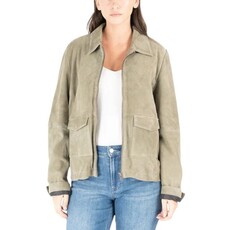 YAIMA CF SUEDE JACKET LIGHT SAGE