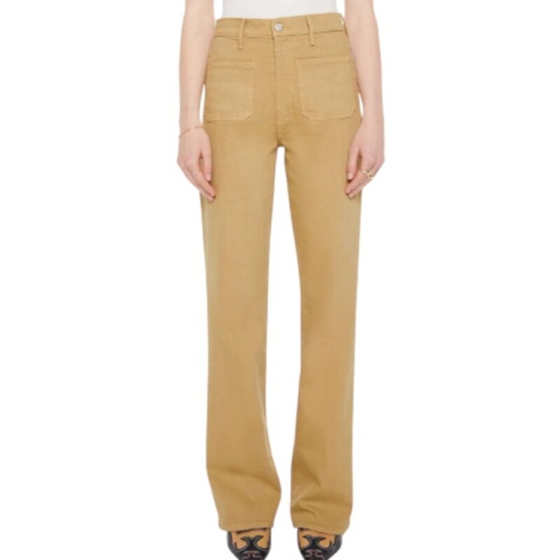 Mother HW PATCH POCKET BOOKIE SNEAK DEVIL MAY CARE LATTE