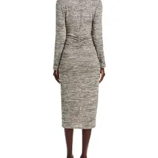 RAMY BROOK RACHELLE DRESS BLACK WHITE SPACE DYE