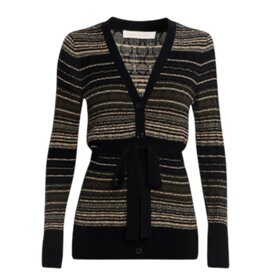 RAMY BROOK MICHELLE CARDIGAN DEEP OLIVE CABLE