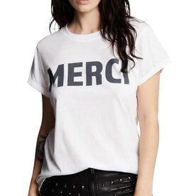 Recycled karma MERCI BURN OUT TEE