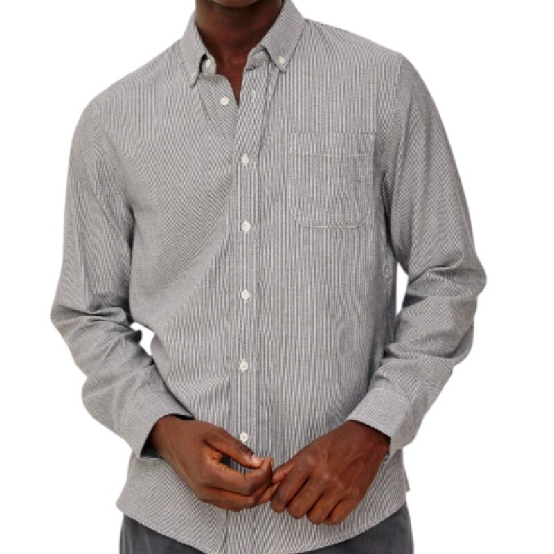RAILS FOR HIM VANCE SHIRT NAVY ROPE STRIPE