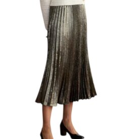 Margaret O'Leary METALLIC PLEATED SKIRT