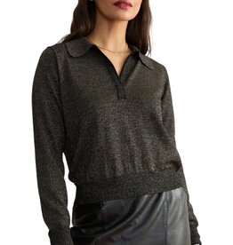 Margaret O'Leary SPARKLE POLO BLACK