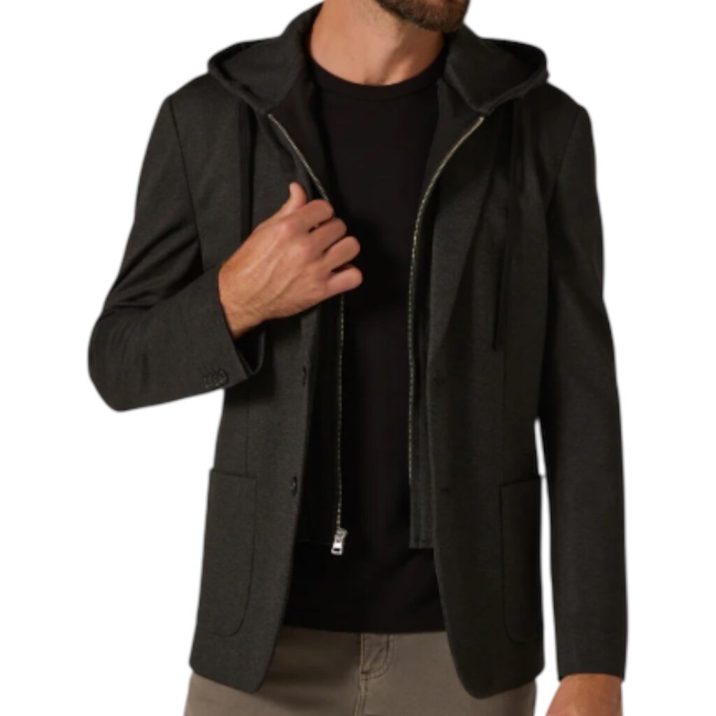 7DIAMONDS THE DISTRICT BLAZER CHARCOAL