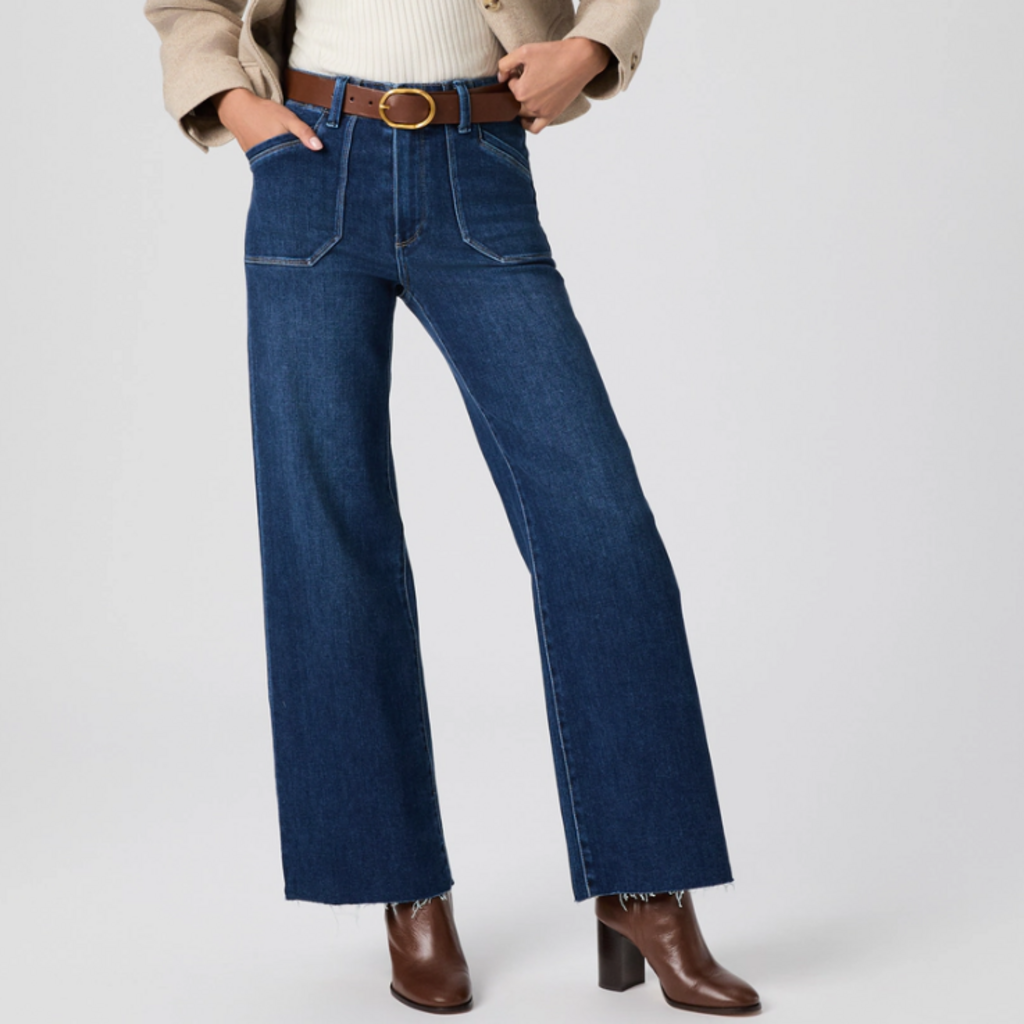 Paige ANESSA 31IN WELT UTILITY PKTS RAW HEM LIVE FOREVER